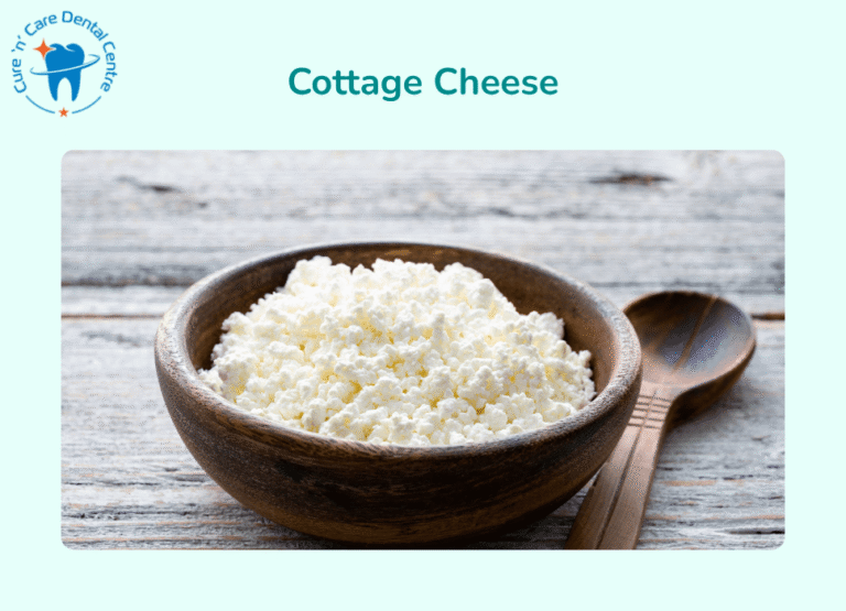 Cottage Cheese soft foods after dental surgery