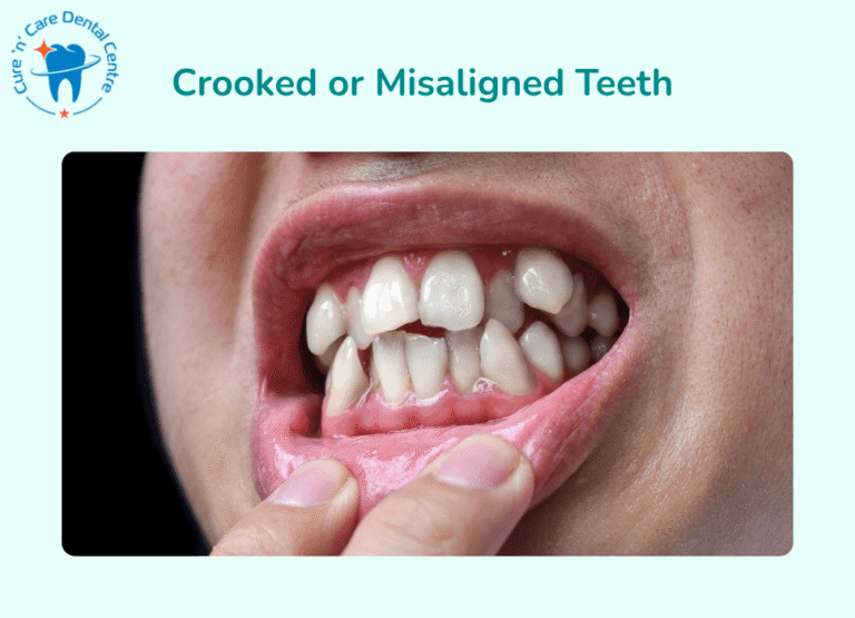 Crooked or Misaligned Teeth Common Dental Problems in Lahore