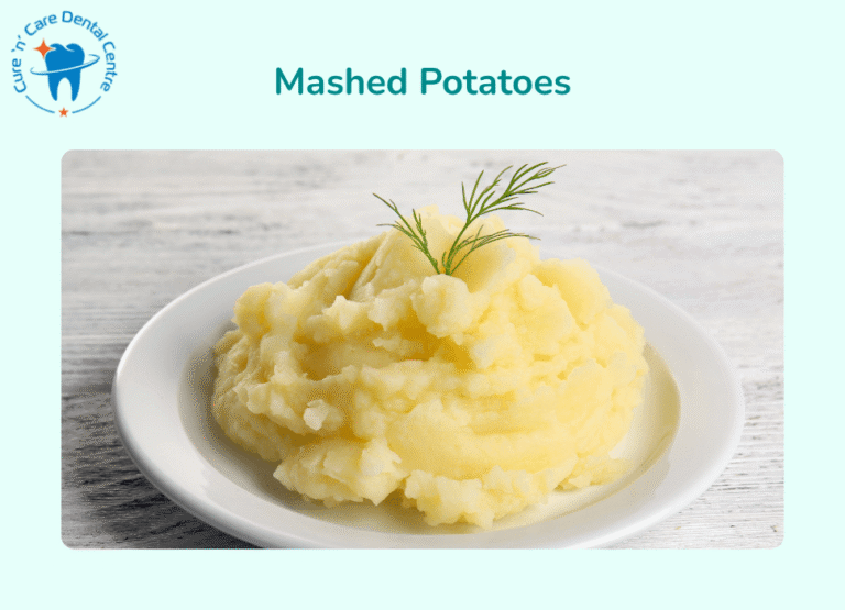 Mashed Potatoes soft foods after dental surgery